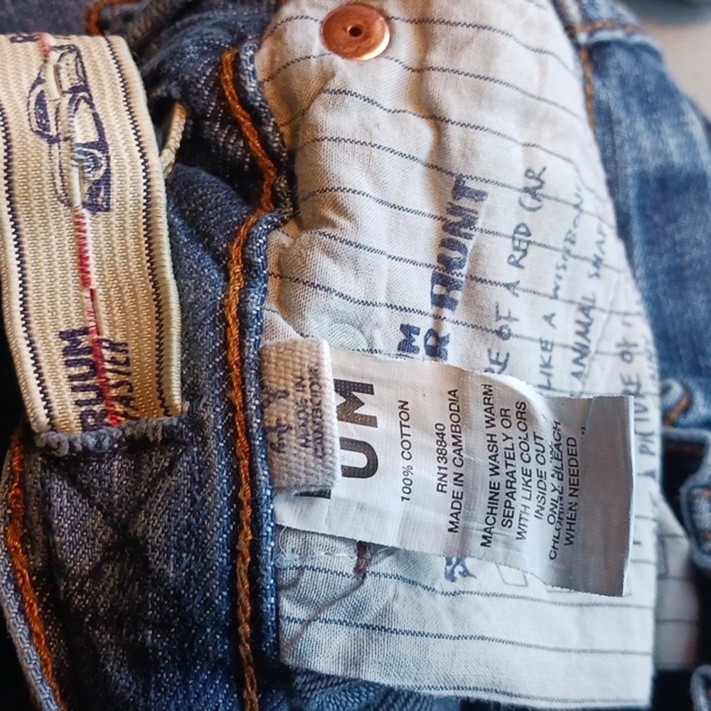 4T Boys Toddler Blue Jeans, Lot of 2, Carter's and RUUM #eshopchicago - Picture 7 of 7